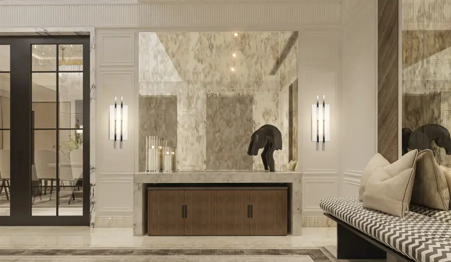 Trax 1-Light Wall Sconce with Frosted Glass - Image 2