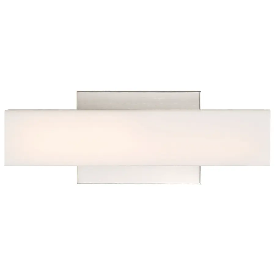 Jess LED Small Vanity Light in Brushed Nickel - Image 1