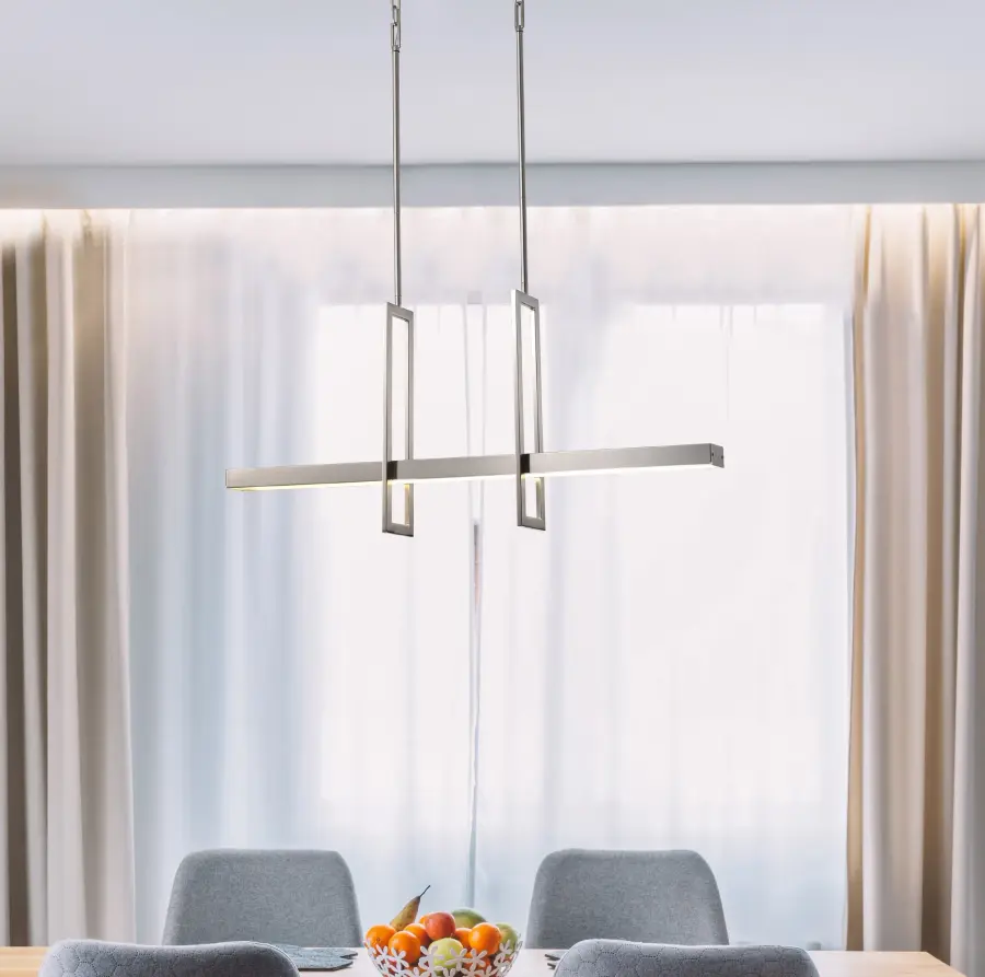 Frame 3-Light LED Island Pendant with Frosted Glass - Image 14