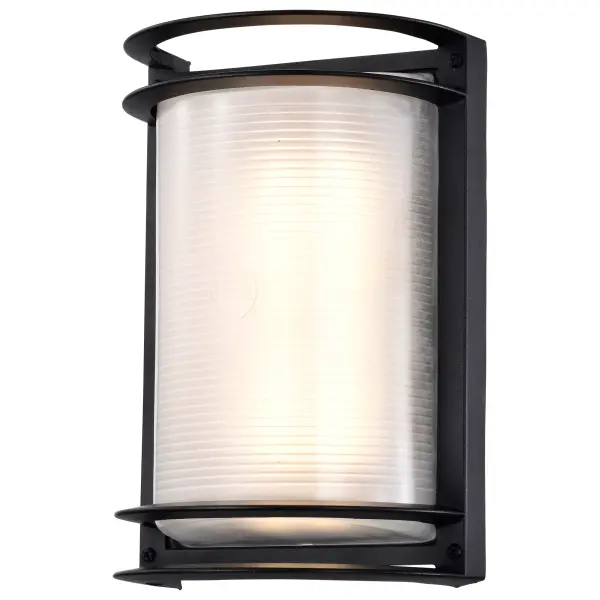 Energy-efficient LED bulkhead fixture with rugged construction designed to withstand outdoor elements. Features 1100 lumens of warm 3000K light with excellent 90 CRI color rendering. Perfect for residential and light commercial applications. - alternate view