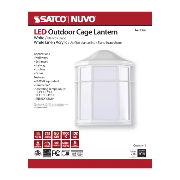 Durable LED Cage Lantern Built for Outdoor Elements - Image 11