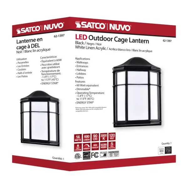 Durable LED Cage Lantern Perfect for Outdoor Spaces - Image 16