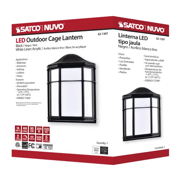 Durable LED Cage Lantern Perfect for Outdoor Spaces - Image 17