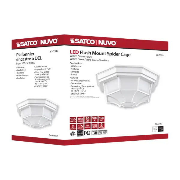 Durable LED Bulkhead with Industrial Cage Design for Outdoor Spaces - Image 15