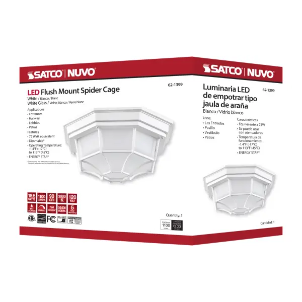 Durable LED Bulkhead with Industrial Cage Design for Outdoor Spaces - Image 16