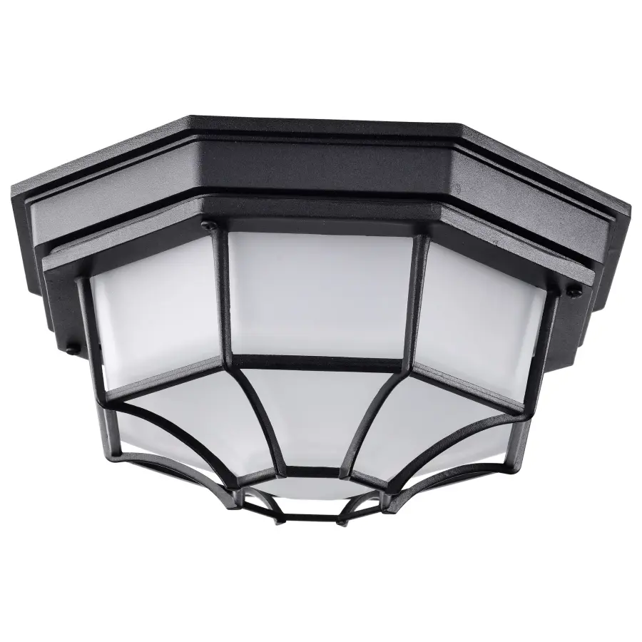 Durable LED Bulkhead with Industrial Cage Design for Outdoor Spaces - Image 1
