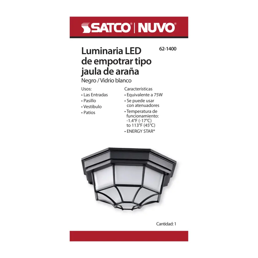 Durable LED Bulkhead with Industrial Cage Design for Outdoor Spaces - Image 13