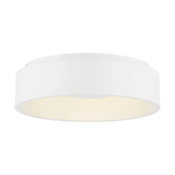 Orbit 20W LED Flush Mount in White - Image 1