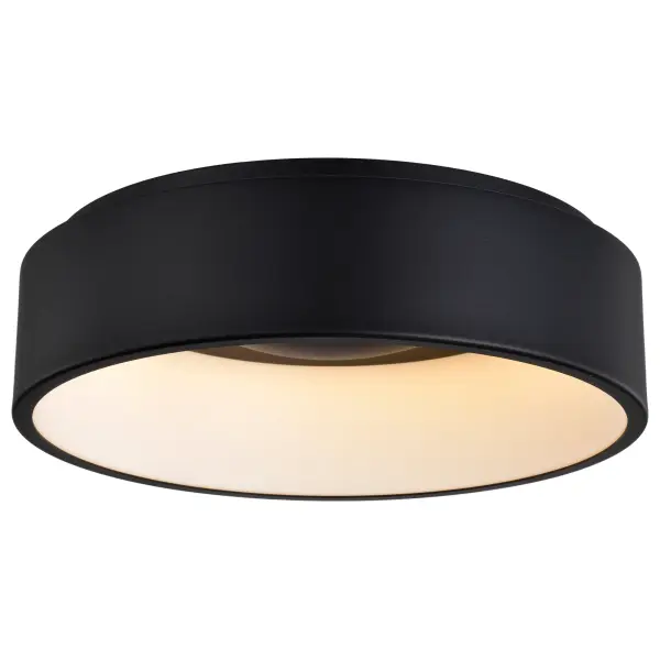 Orbit 20W LED Flush Mount in Black - Image 4