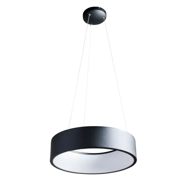 Orbit 20W LED Pendant in Black - Image 1