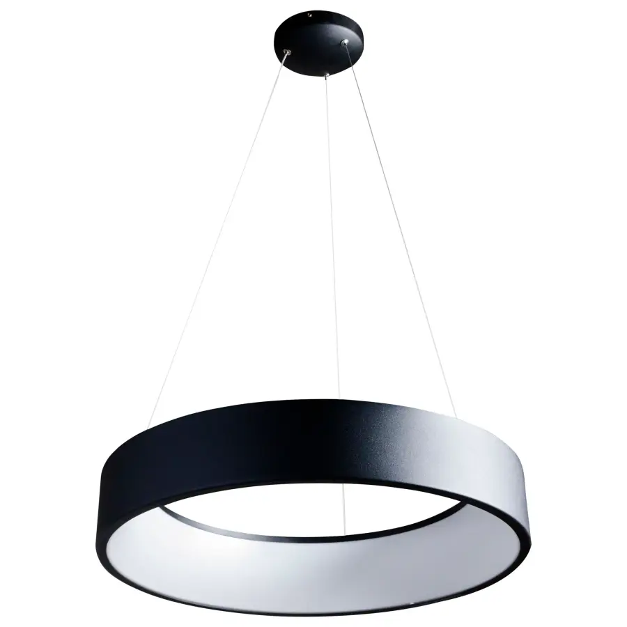 Orbit 30W LED Pendant in Black - Image 1