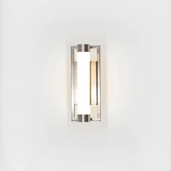 Canal Small LED Vanity Light in Brushed Nickel - Image 12