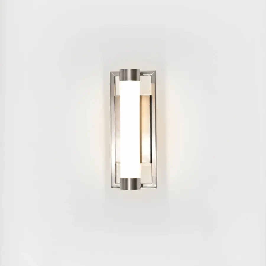 Canal Small LED Vanity Light in Brushed Nickel - Image 12