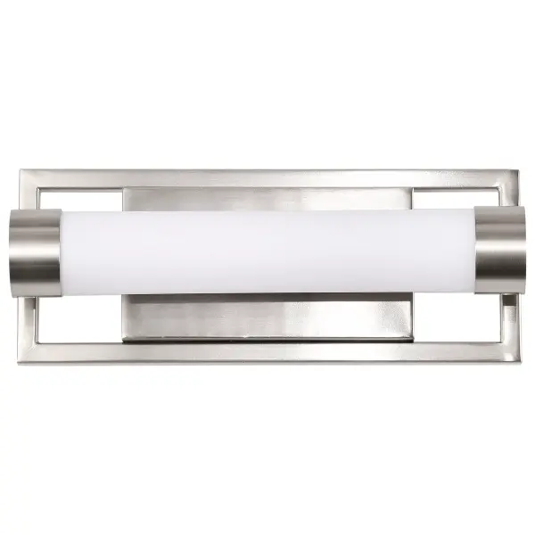 Canal Small LED Vanity Light in Brushed Nickel - Image 3