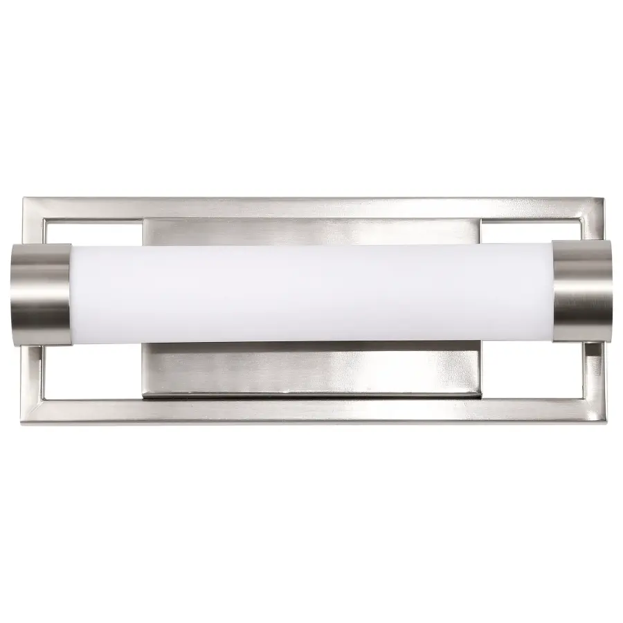 Canal Small LED Vanity Light in Brushed Nickel - Image 3
