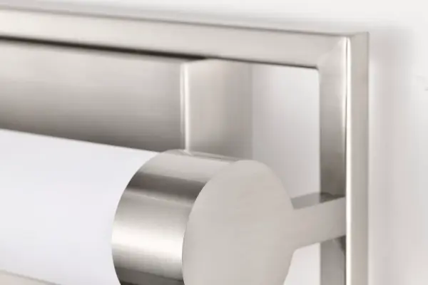 Canal Small LED Vanity Light in Brushed Nickel - Image 5