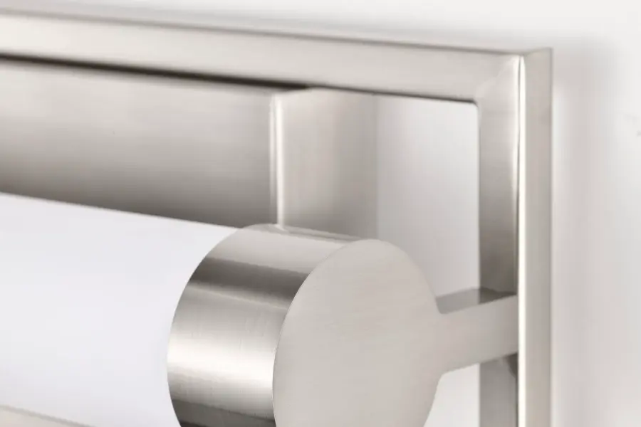 Canal Small LED Vanity Light in Brushed Nickel - Image 5