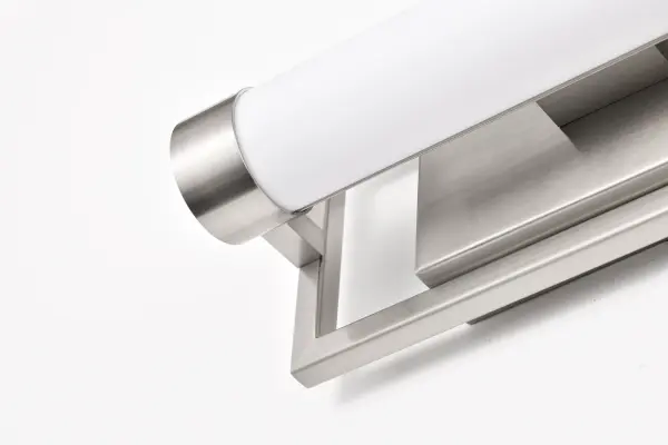 Canal Small LED Vanity Light in Brushed Nickel - Image 8