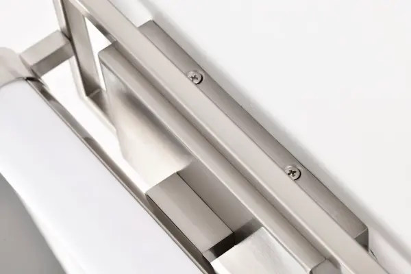 Canal Small LED Vanity Light in Brushed Nickel - Image 10