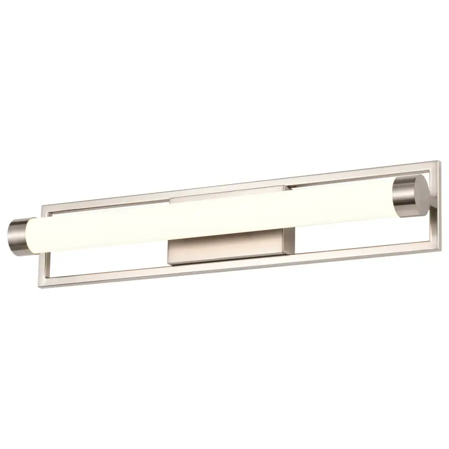 Canal Medium LED Vanity Light in Brushed Nickel - Image 2