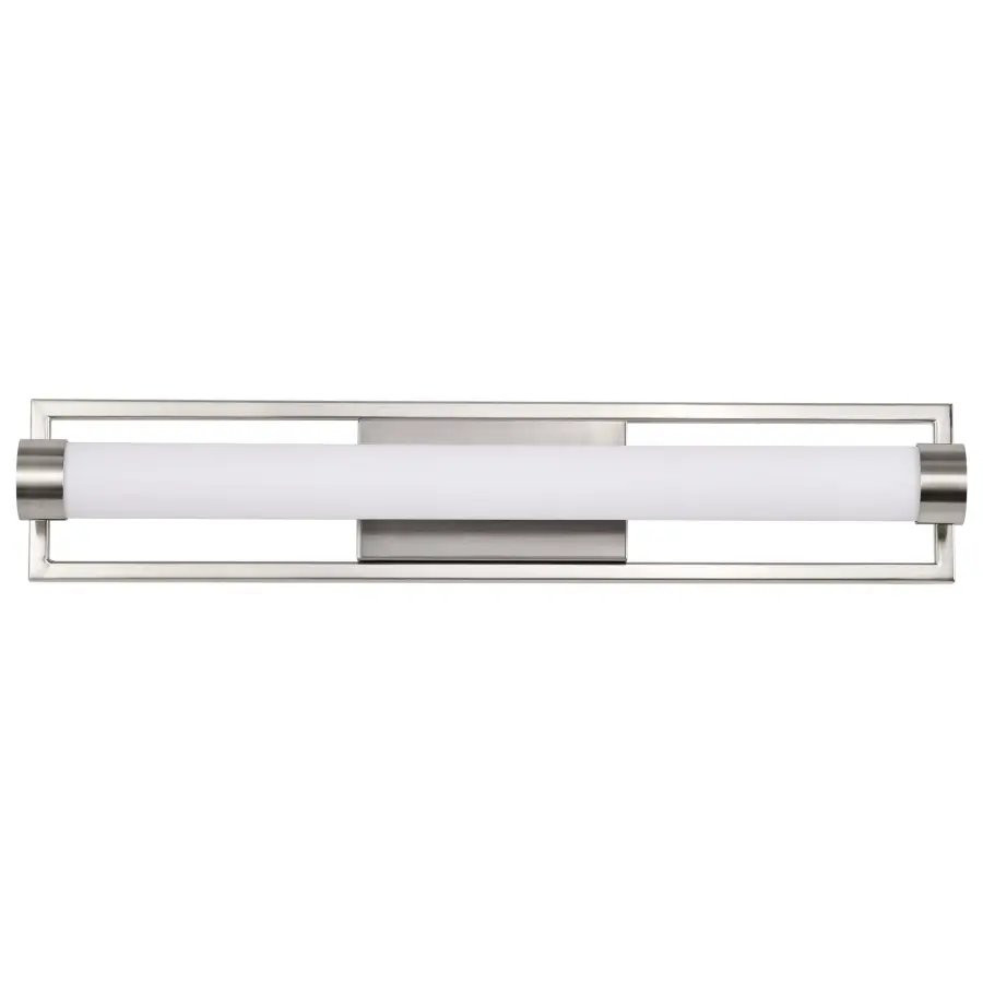 Canal Medium LED Vanity Light in Brushed Nickel - Image 3