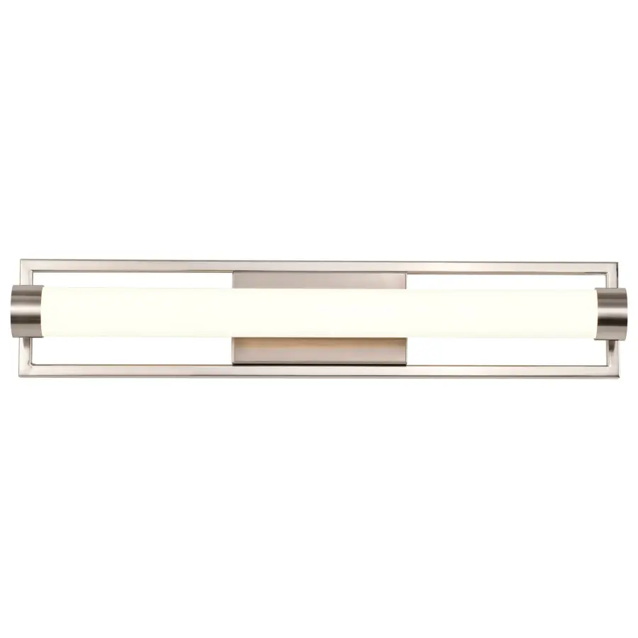Canal Medium LED Vanity Light in Brushed Nickel - Image 4