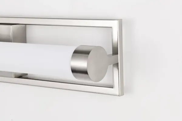 Canal Medium LED Vanity Light in Brushed Nickel - Image 5