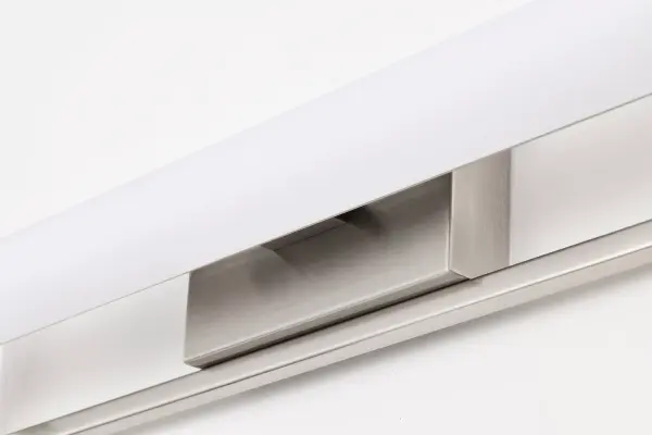 Canal Medium LED Vanity Light in Brushed Nickel - Image 7