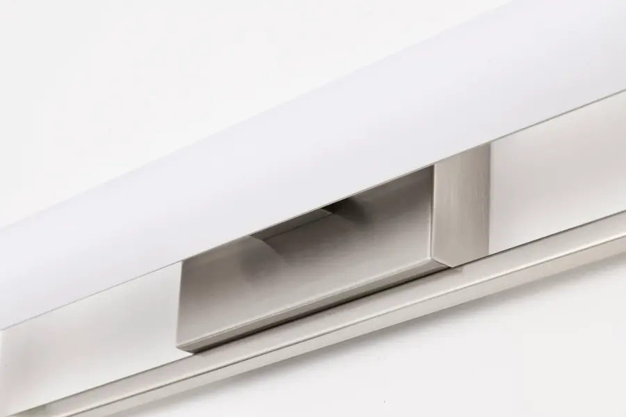 Canal Medium LED Vanity Light in Brushed Nickel - Image 7
