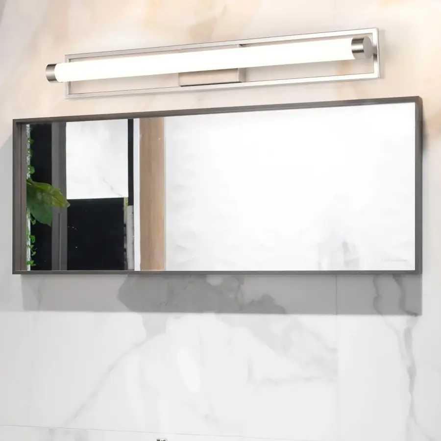 Canal Large Vanity Light - Brushed Nickel - Image 8