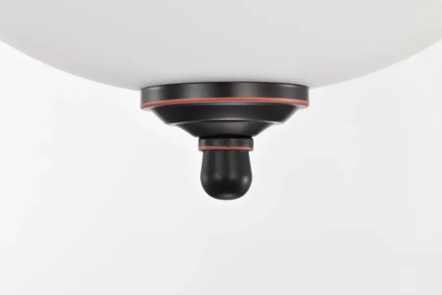 Center Lock 11" LED Flush Mount in Mahogany Bronze - Image 11