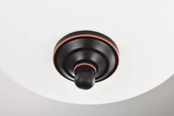 Center Lock 11" LED Flush Mount in Mahogany Bronze - Image 10