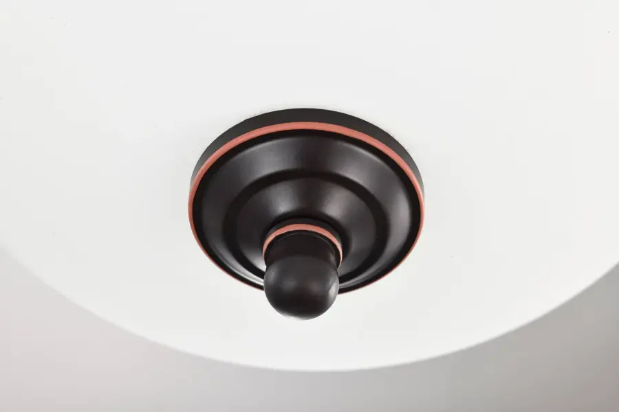 Center Lock 11" LED Flush Mount in Mahogany Bronze - Image 10