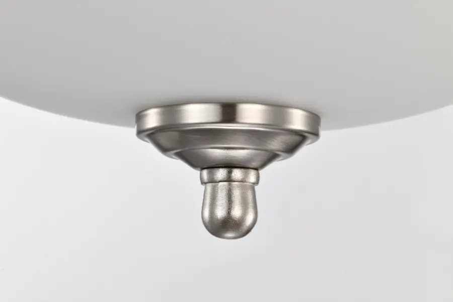 Center Lock 13" LED Flush Mount in Brushed Nickel - Image 7