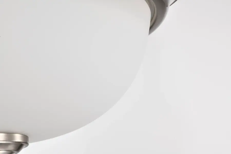 Center Lock 13" LED Flush Mount in Brushed Nickel - Image 9