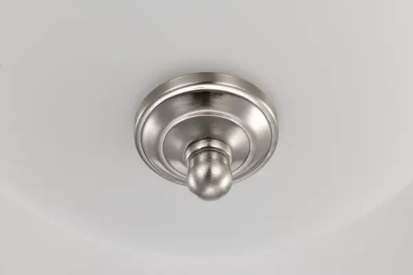 Center Lock 13" LED Flush Mount in Brushed Nickel - Image 10