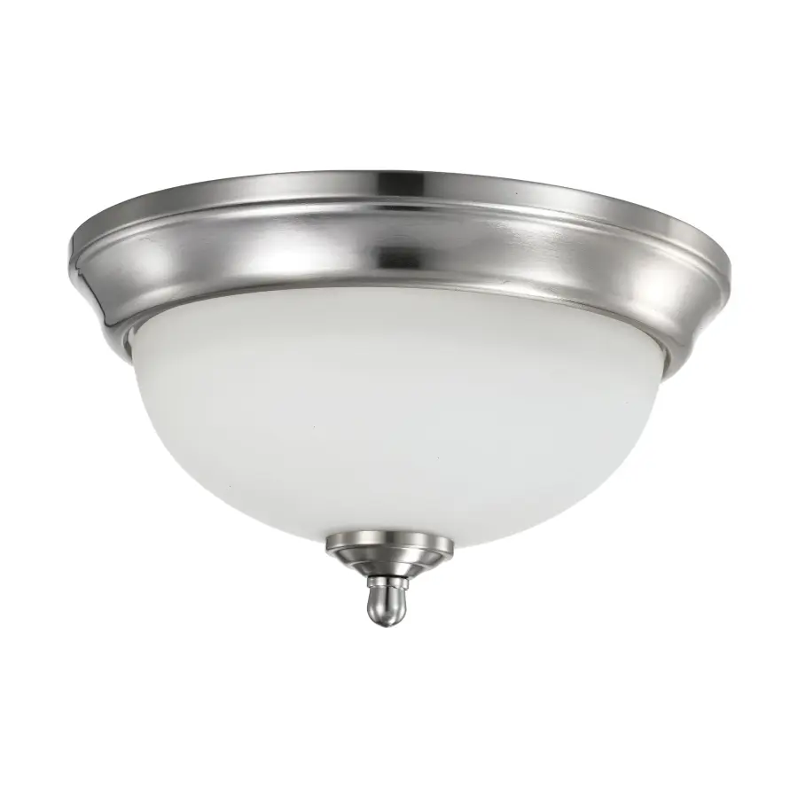 11" LED Flush Mount Fixture in Brushed Nickel - Image 2