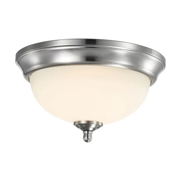 11" LED Flush Mount Fixture in Brushed Nickel - Image 3
