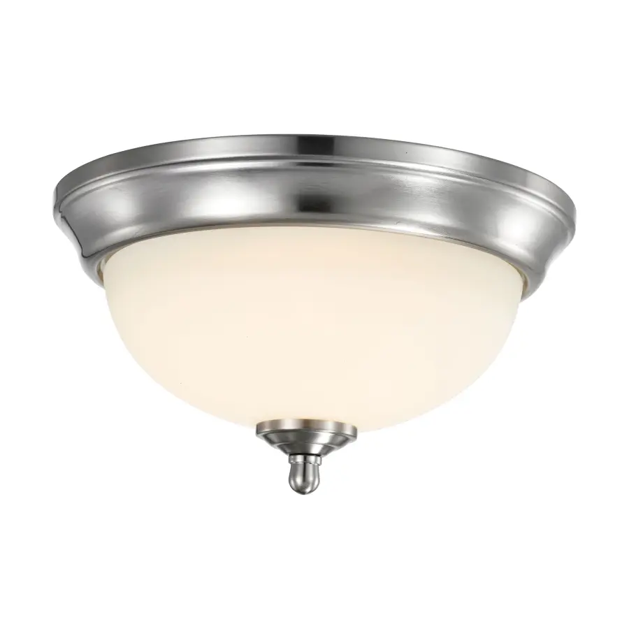 11" LED Flush Mount Fixture in Brushed Nickel - Image 3