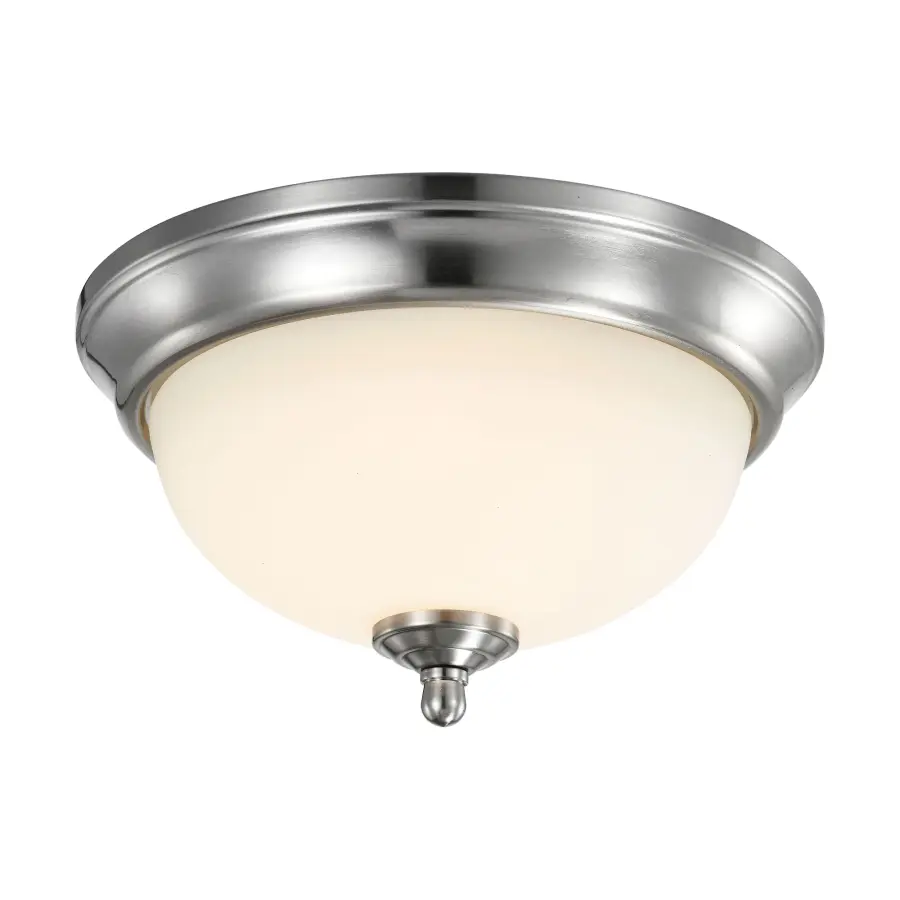 11" LED Flush Mount Fixture in Brushed Nickel - Image 4