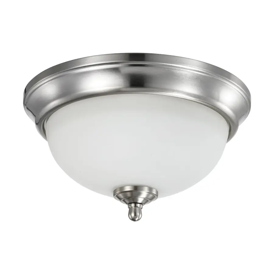11" LED Flush Mount Fixture in Brushed Nickel - Image 5