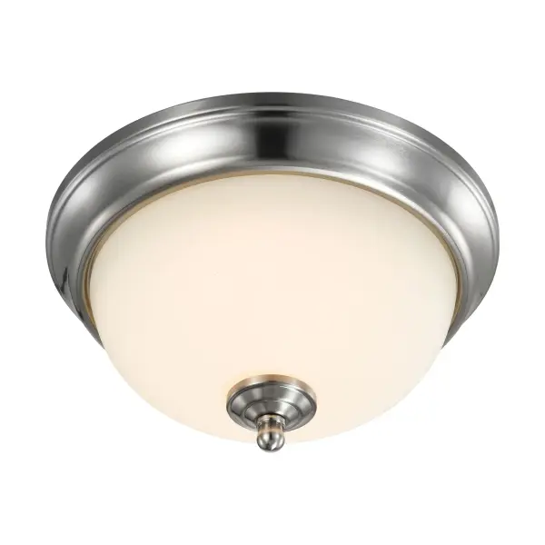 11" LED Flush Mount Fixture in Brushed Nickel - Image 6