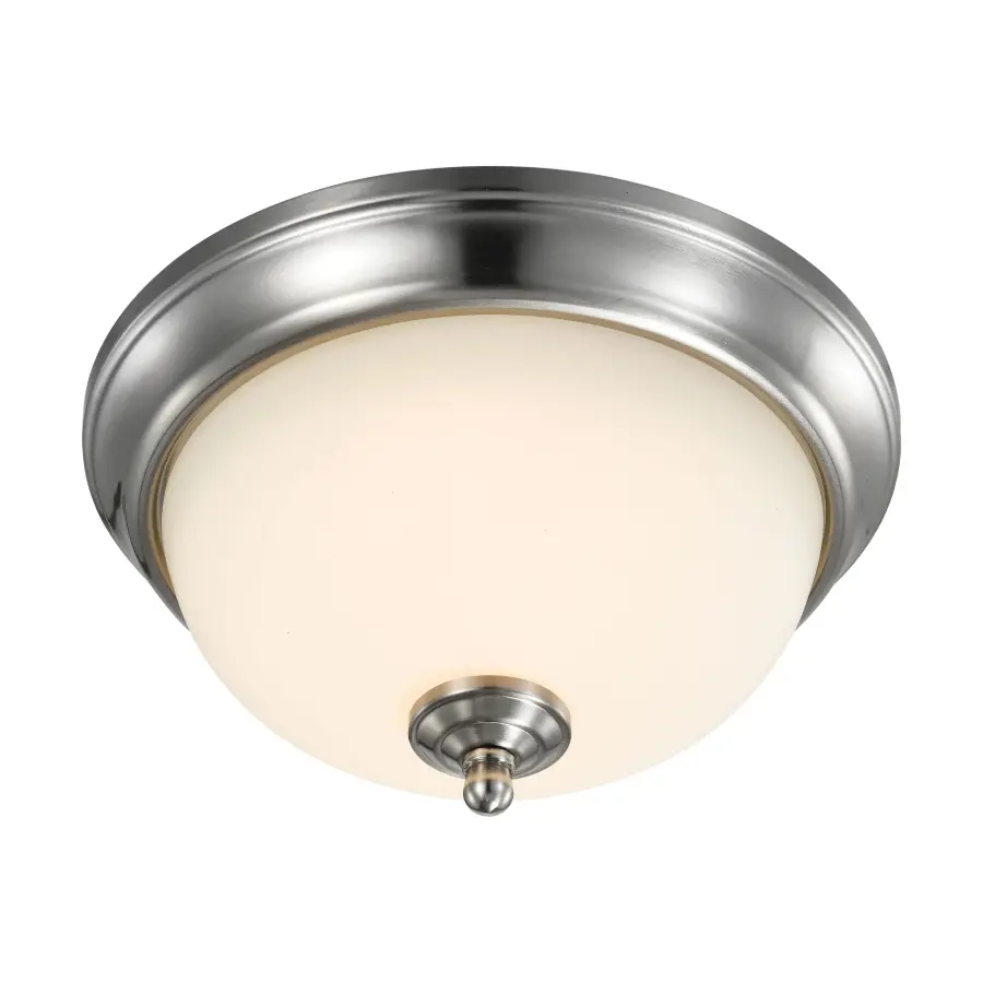 11" LED Flush Mount Fixture in Brushed Nickel - Image 6