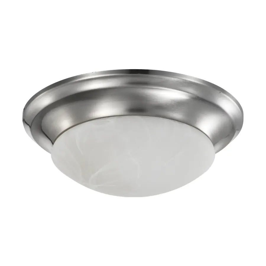 11" LED Flush Mount Ceiling Light - Brushed Nickel - Image 1