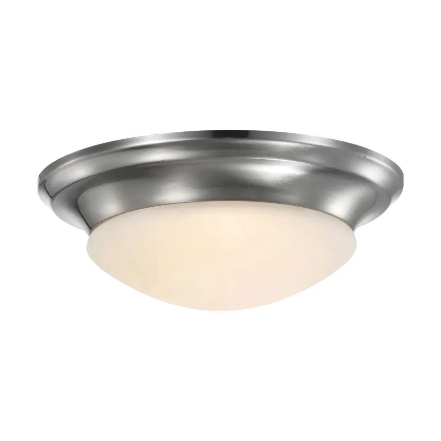 11" LED Flush Mount Ceiling Light - Brushed Nickel - Image 2