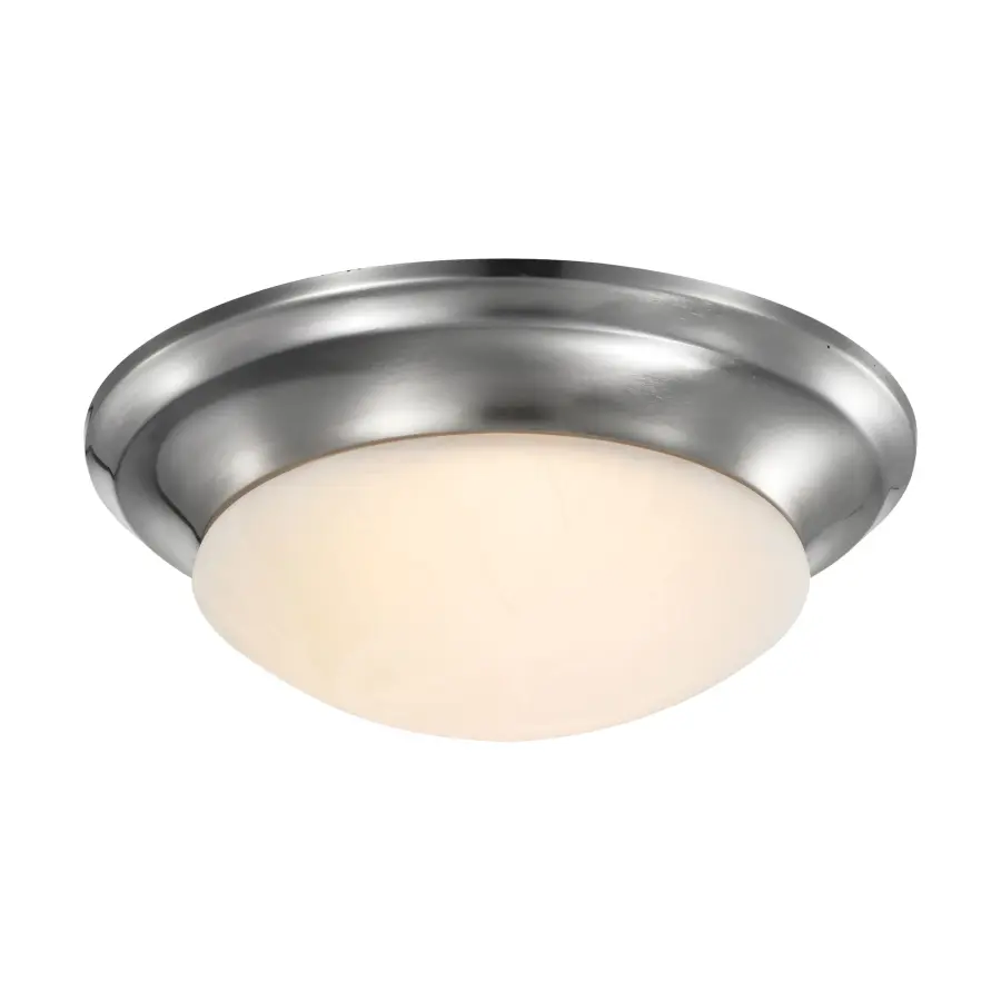 11" LED Flush Mount Ceiling Light - Brushed Nickel - Image 4