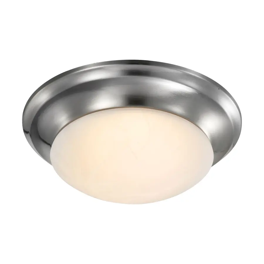 11" LED Flush Mount Ceiling Light - Brushed Nickel - Image 6