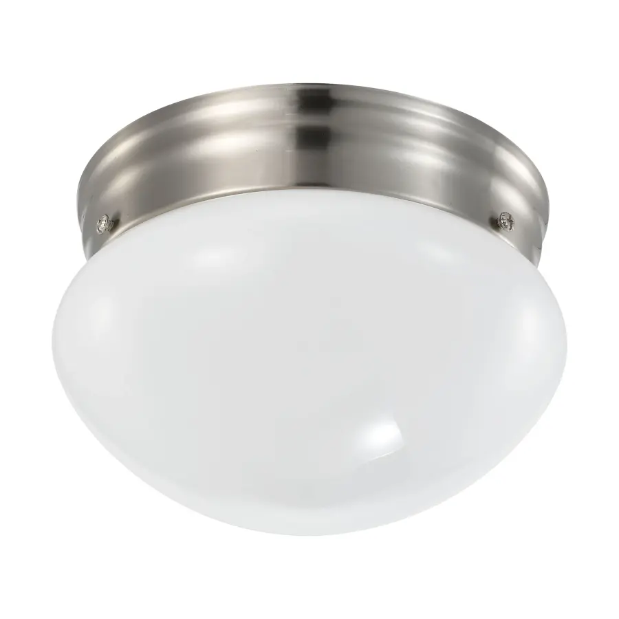 7" LED Flush Mount Fixture in Brushed Nickel - Image 3