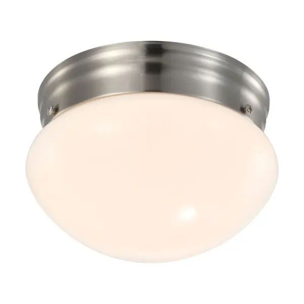 7" LED Flush Mount Fixture in Brushed Nickel - Image 4