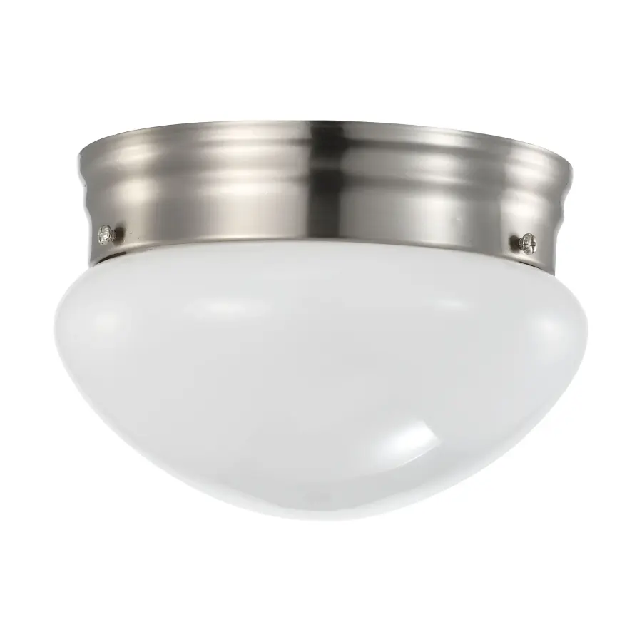7" LED Flush Mount Fixture in Brushed Nickel - Image 6